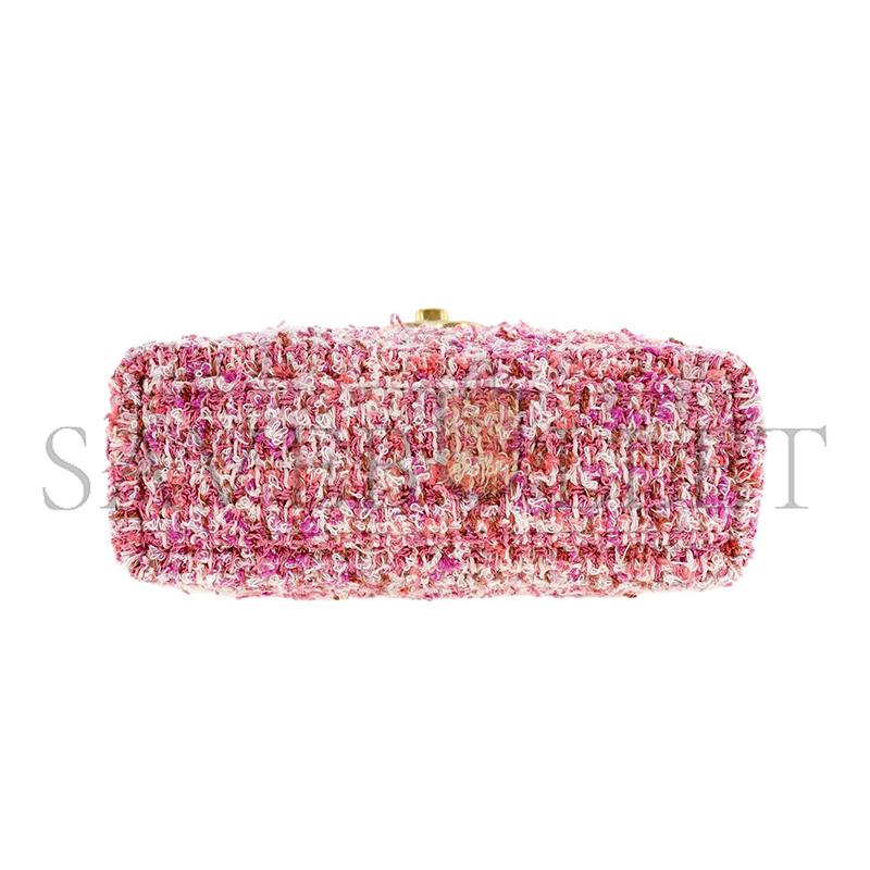 Ch**el kelly nano shopping bag tweed as3435 (12.5*8.3*4cm)